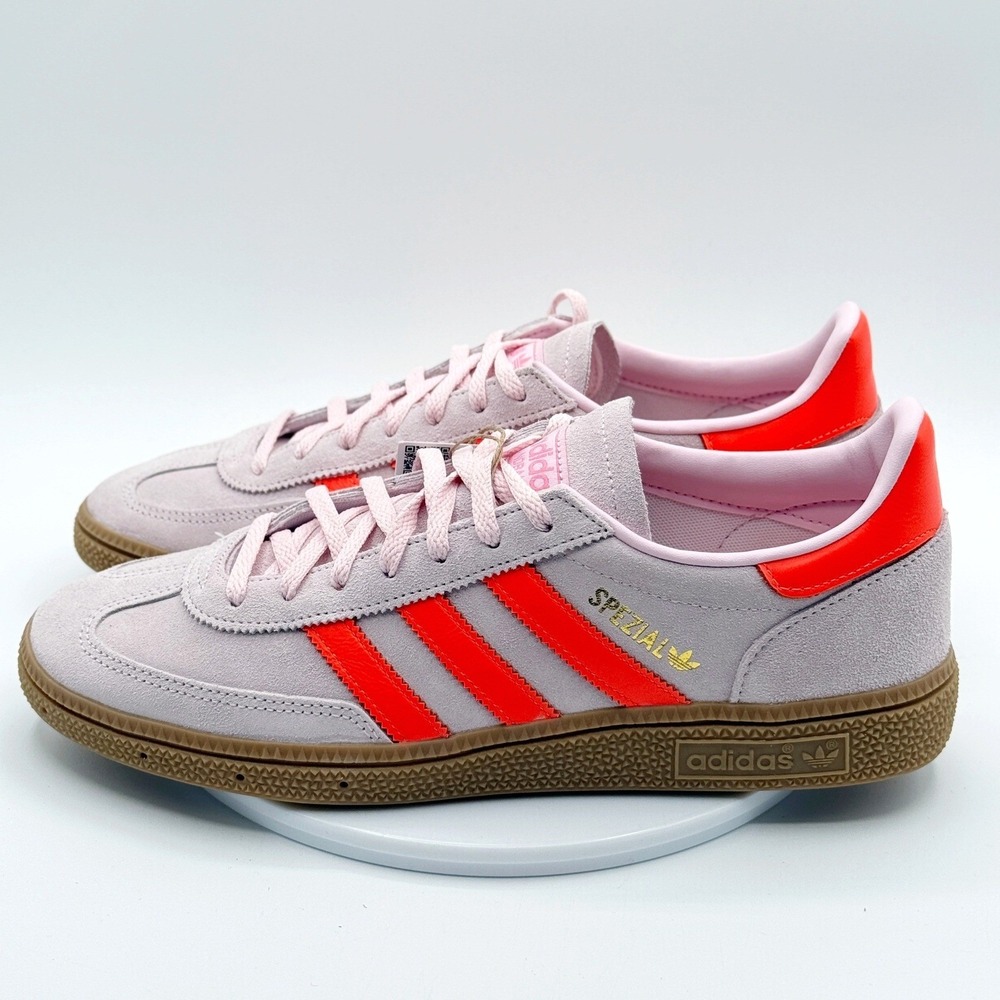 Adidas Handball Spezial W Sneakers Size 7.5 Pink/Orange/Gum JS0250 NEW - Picture 4 of 10